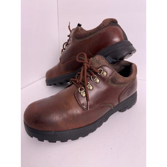 Timberland Brown Leather Oxford Shoes Men’s Size 11 Work Casual Lace Up EUC main image 6